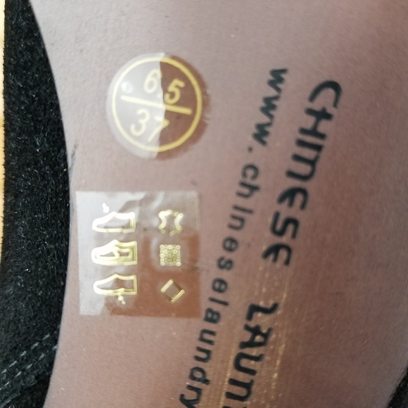 Distressed Black Western Biker Boots Suede/Leather Slouch Heeled 6.5M Bootie NEW - Picture 9 of 11